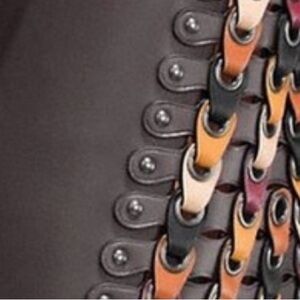 Coach Olive Green Rogue Links Leather Tote Bag